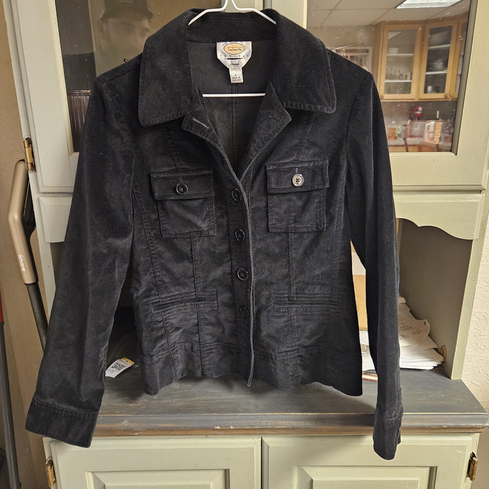 Talbots Black Utility Jacket for Women